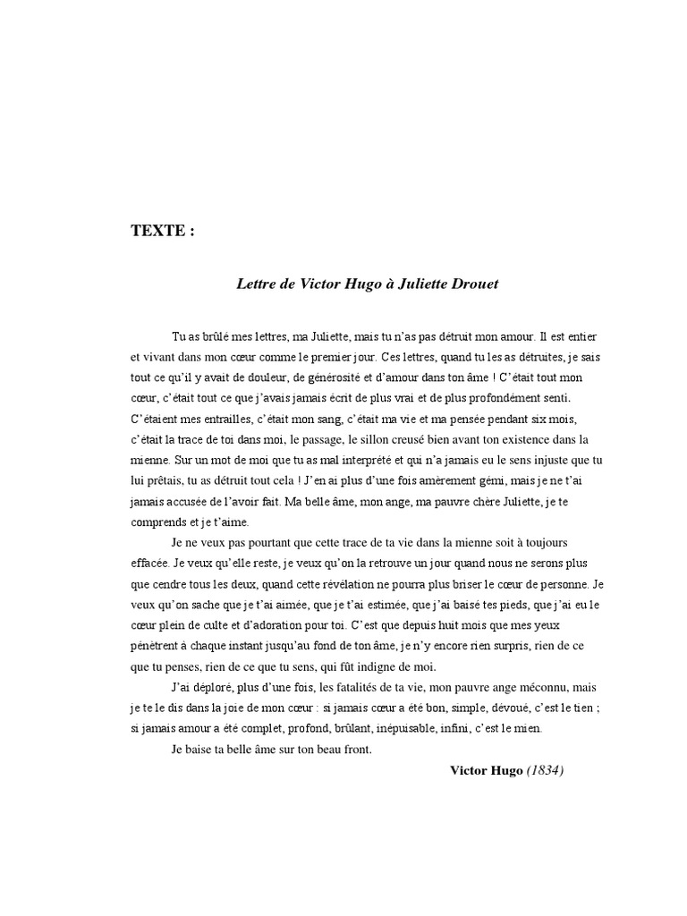 Pages D Amour 1 Pdf Pdf Victor Hugo Amour