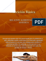 Relacion Alim y Estetica-Nutricion Basica