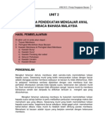 Unit 2 (Beberapa Pendekatan Mengajar Awal Membaca)