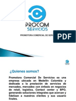 Presentacion Promotora Comercial de Servicio Contact Center