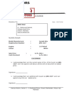 Auto Repair Invoice