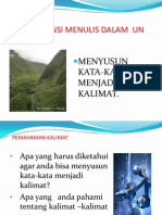 Menyusun Kata Menjadi Kalimat