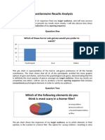 Questionnaire Results Analysis