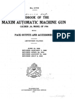 Handbook of the Maxim Automatic Machine Gun Caliber .30 Model of 1904