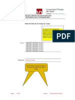 Esquema Del Informe Final