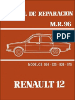 Renault 12 Manual de Reparacion Talleres Oficiales M.R.96