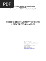 Writing the Facts