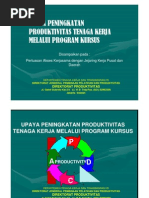Download Upaya Peningkatan Produktivitas Tenagakerja Melalui Program Kursus by Agus Busaeri SN18642193 doc pdf