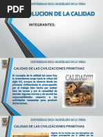 Evolucion de La Calidad Exponer