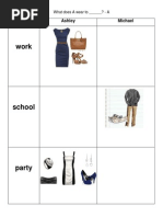 what does he wear to - a b