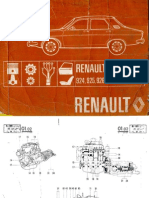 Renault 12 Catálogo de PIezas de Repuesto Desde 1976