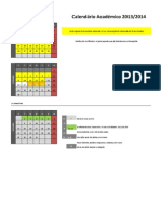 Calendário Académico 2013-14