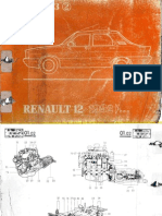 Renault 12 Catalogo de Piezas de Repuestos 1992