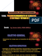 Predimensionamiento de Cimentaciones