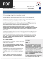 UK boosts Africa's maritime security