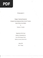Download European Union Immigration Policy for the 21st Century Spain and Italy as Case Studies by FranciscoGonzalez SN18644353 doc pdf