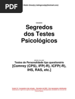 Robin Groody Segredos Dos Testes Psicologicos - Testes de Personalidade Tipo Question a Rio