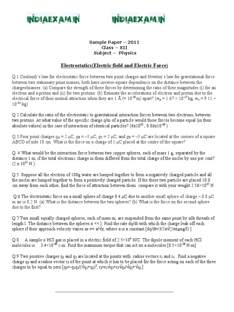 Physics 3 Pdf Capacitor Electric Charge
