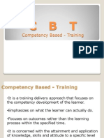 Competency Based - Training