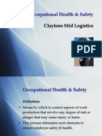 Occupational Health & Safety: Claytons Mid Logistics