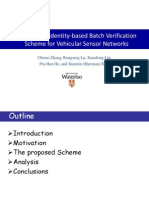 [Ppt] an Efficient Identity-Based Batch Verification Scheme for Vehicular Sensor Networks