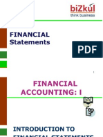 1 Introduction To Financial Statements