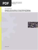 Adoption of Innovations in Cross-National Settings: Tomi Haapaniemi