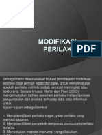 Modifikasi Perilaku