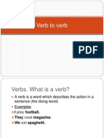 Verb To Verb