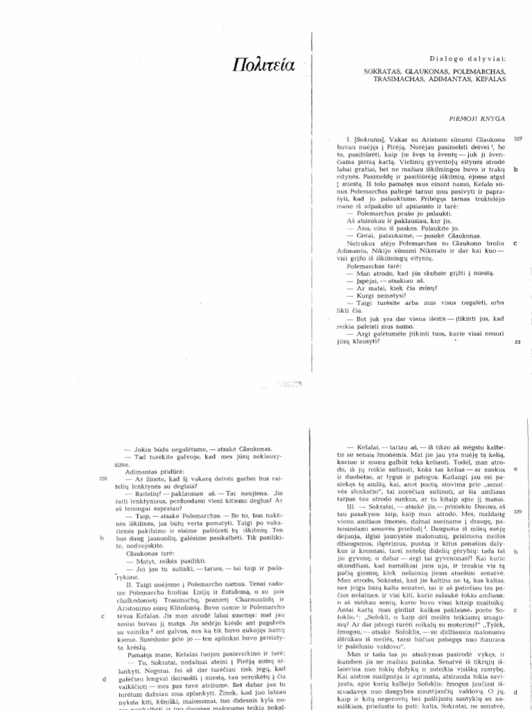 Platonas - Valstybe | PDF