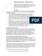 Q No4:10 Sources of Nontaxable Income / Other Sources: Income That Isn't Taxed 1. Disability Insurance Payments