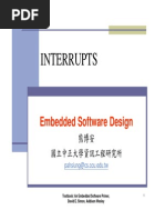 Interrupts: Embedded Software Design