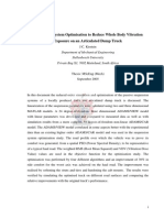 Suspension System Optimisation To Reduce Whole Body Vibration Exposure On An Articulated Dump Truck