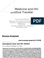 Travel Medicine and HIV Positive Traveler