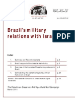 Brazil's Military Relations With Israel