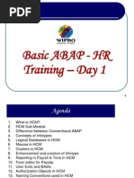 Basic HR ABAP Training - Day 1