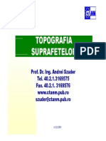 Topografia suprafetelor