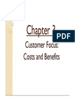 Chapt 3- Customer Focus - Costs and Benefits