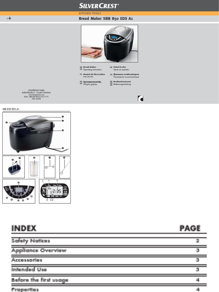 Ib 64338 Pekac Kruha Dough Breads