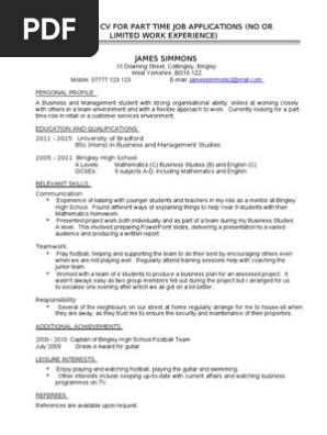 Student Cv