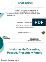 historias  de docentes