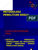 Metodologi Penelitian Sosial