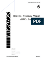 Section 6 Herpes Simplex Virus (HSV) Infections