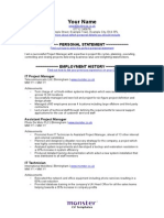 14216260 IT Project Manager CV Template