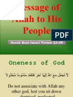 Message of Allah To His People