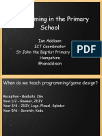 Programming in the Primary School