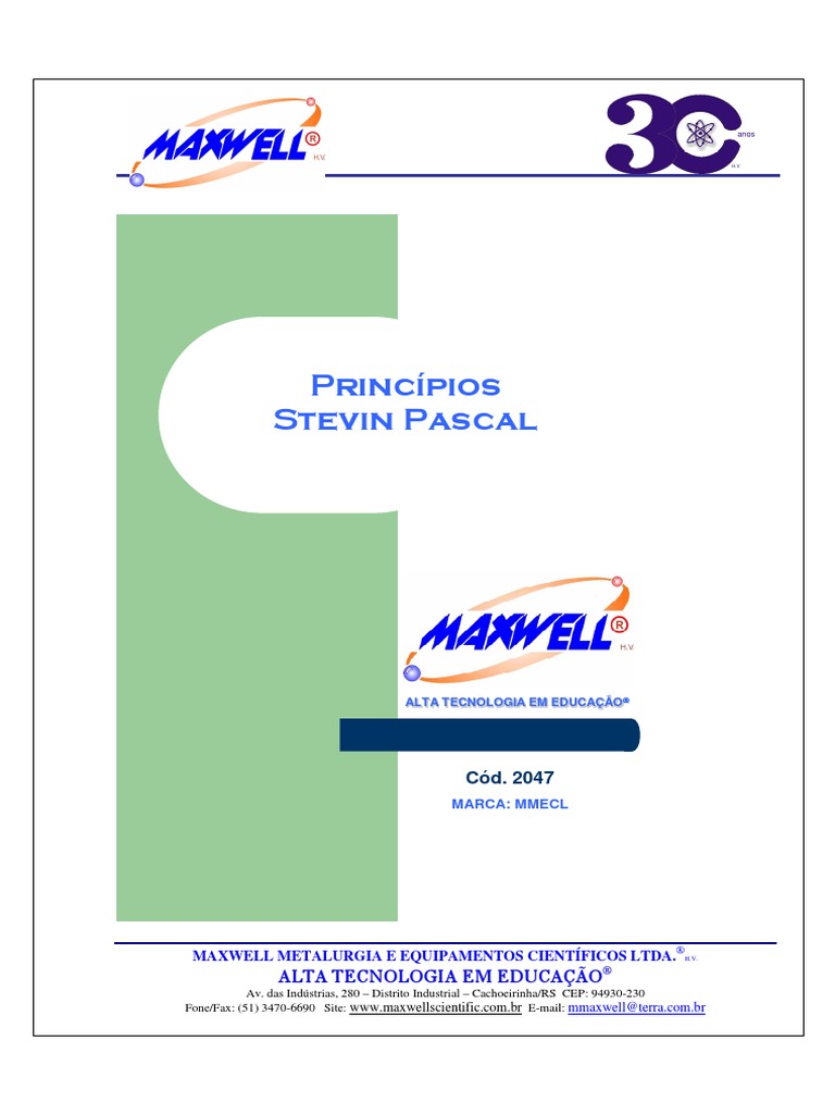 Experimento 2 - Steven-Pascal | PDF | Pressão | Física