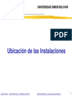 Ubicacion de Las Instalaciones