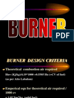 Burner Design Criteria