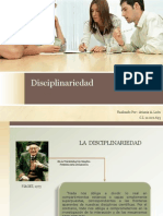 La Disciplinariedad ( Arianis Leon )